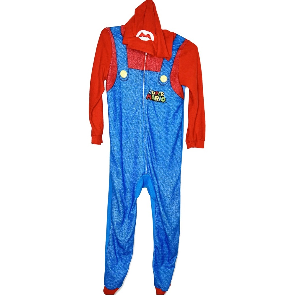 Nintendo Super Mario onesie costume size M 8-10